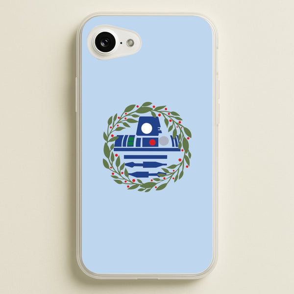 R2D2 Christmas Wreath  - Star Wars Phone Case for iPhone 16e