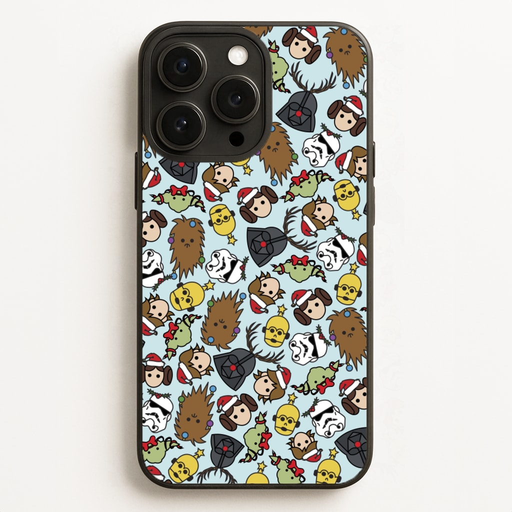 Star Wars Christmas Pattern  - Star Wars Phone Case for iPhone 16 Pro Max