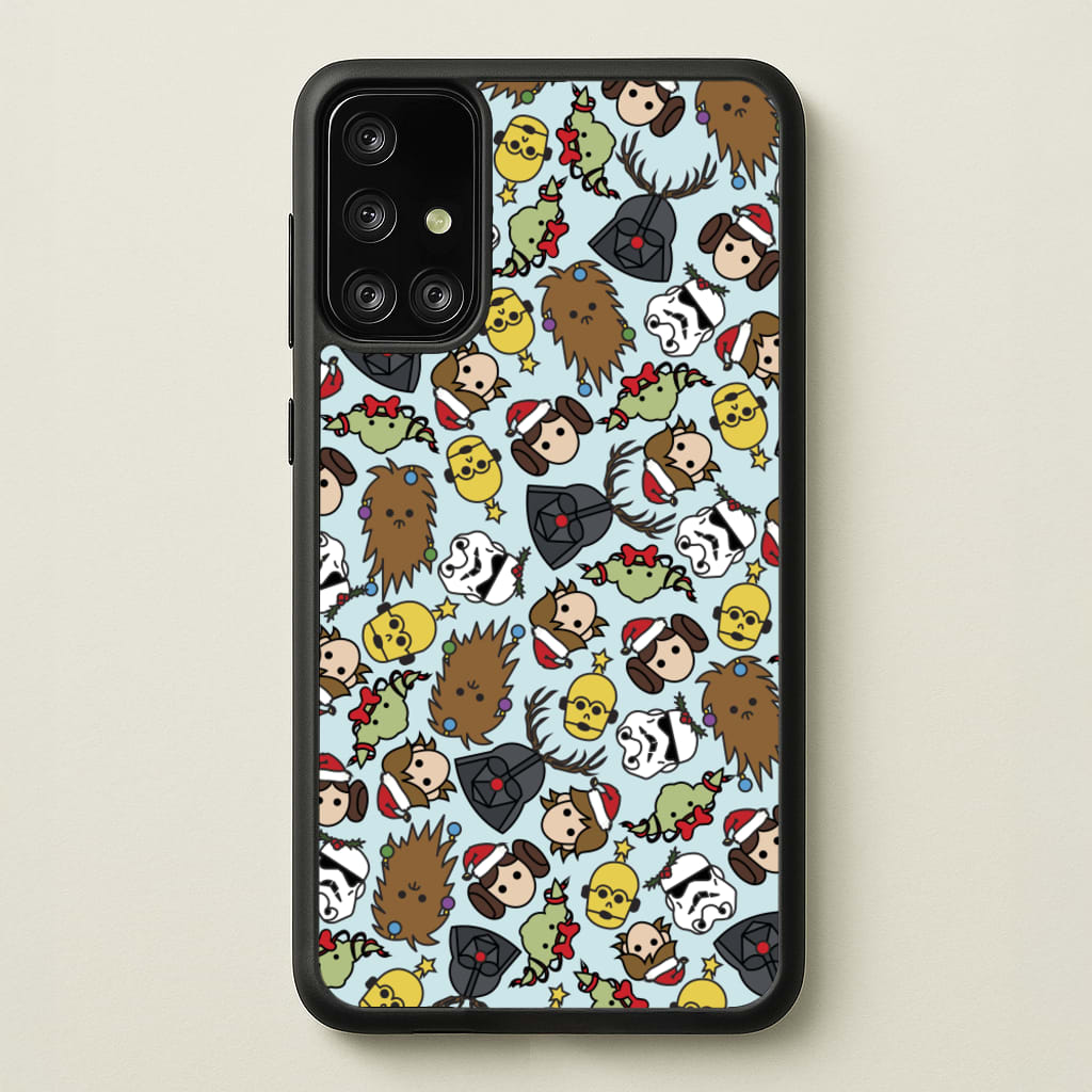 Star Wars Christmas Pattern  - Star Wars Phone Case for Galaxy A71
