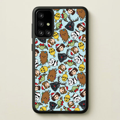 Star Wars Christmas Pattern  - Star Wars Phone Case for Galaxy A71