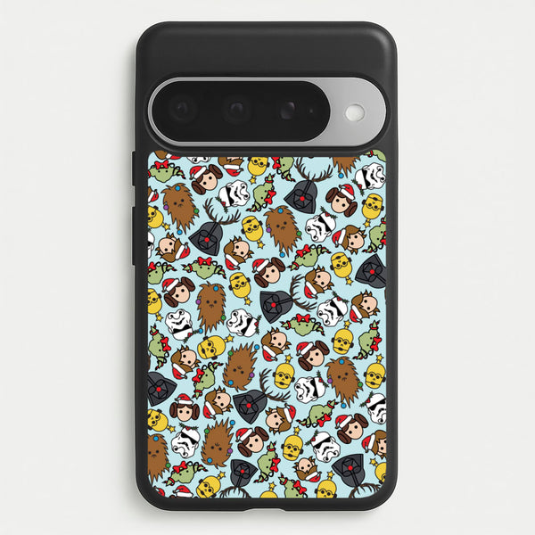 Star Wars Christmas Pattern Phone Case for Google Pixel 10 Pro XL