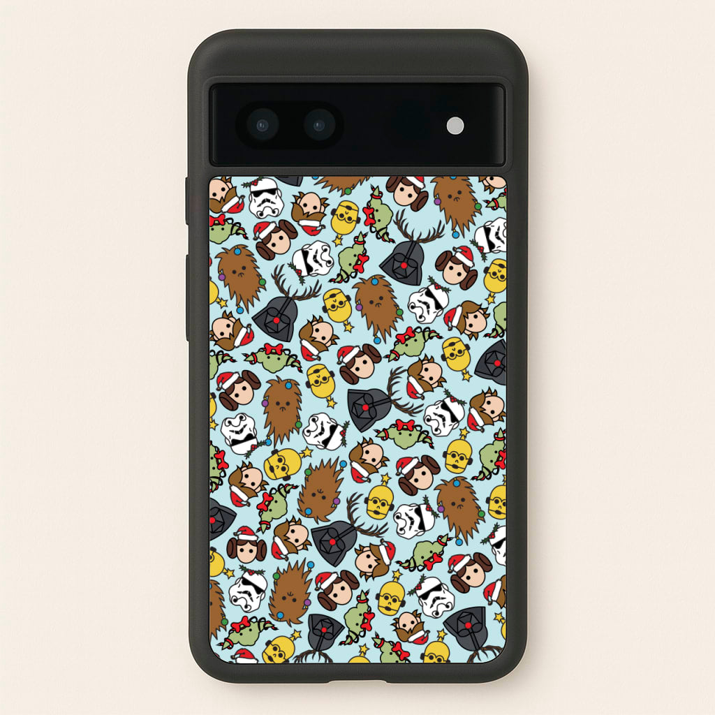 Star Wars Christmas Pattern  - Star Wars Phone Case for Google Pixel 7a