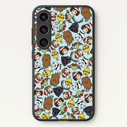 Star Wars Christmas Pattern  - Star Wars Phone Case for Galaxy S24FE