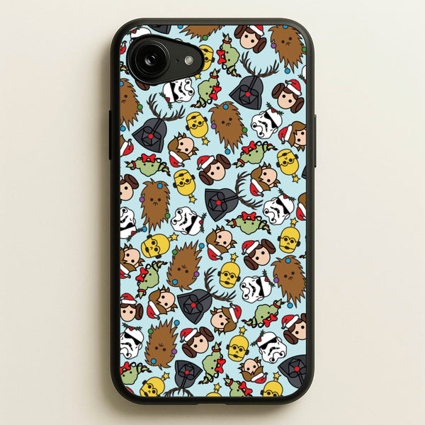 Star Wars Christmas Pattern  - Star Wars Phone Case for iPhone 16e