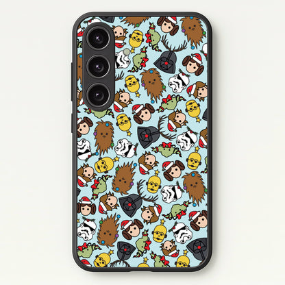 Star Wars Christmas Pattern  - Star Wars Phone Case for Galaxy S25 Plus
