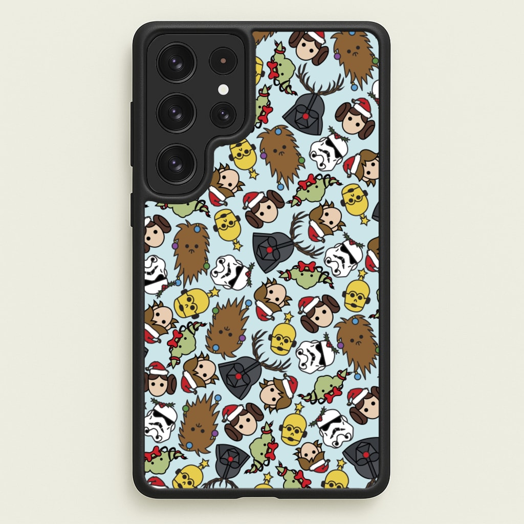 Star Wars Christmas Pattern  - Star Wars Phone Case for Galaxy S22 Ultra