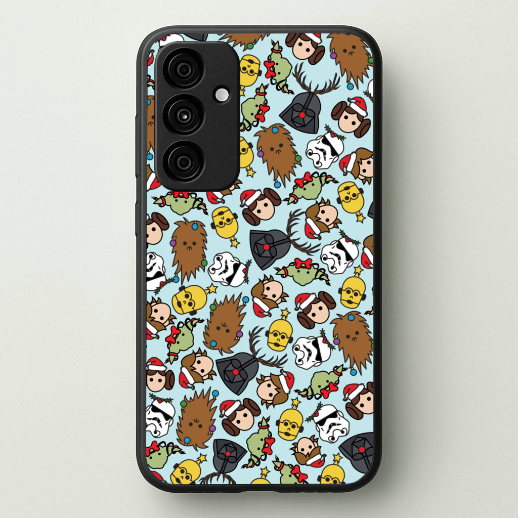 Star Wars Christmas Pattern  - Star Wars Phone Case for Galaxy A55