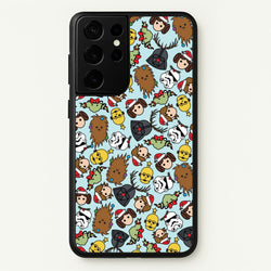 Star Wars Christmas Pattern  - Star Wars Phone Case for Galaxy S21 Ultra