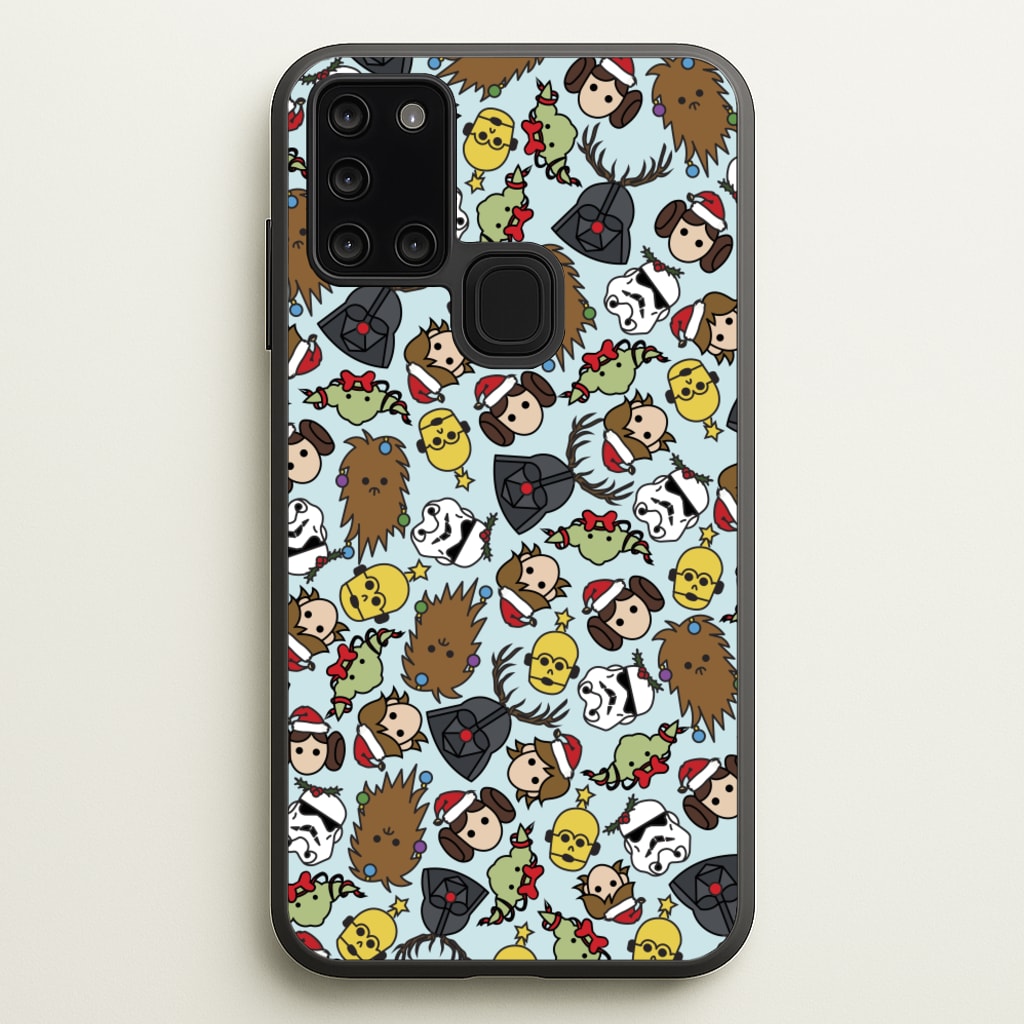 Star Wars Christmas Pattern  - Star Wars Phone Case for Galaxy A21s