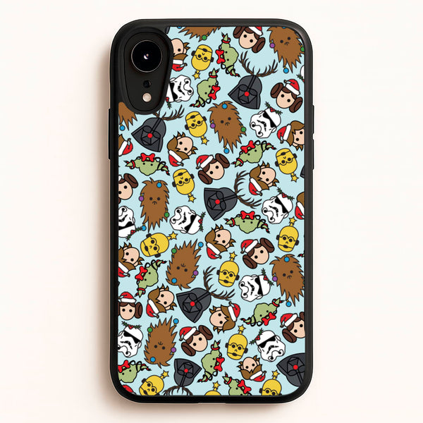 Star Wars Christmas Pattern  - Star Wars Phone Case for iPhone XR