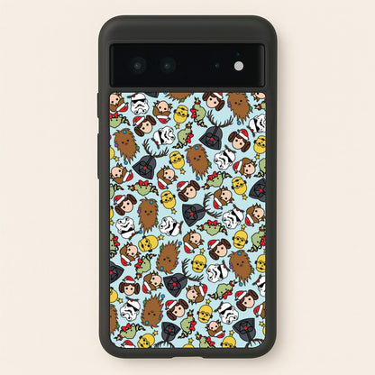 Star Wars Christmas Pattern  - Star Wars Phone Case for Google Pixel 6