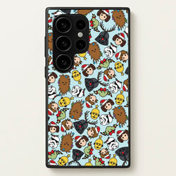 Star Wars Christmas Pattern  - Star Wars Phone Case for Galaxy S24 Ultra