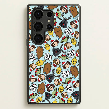 Star Wars Christmas Pattern  - Star Wars Phone Case for Galaxy S25 Ultra