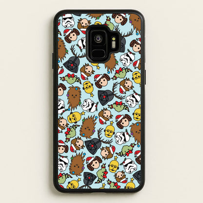 Star Wars Christmas Pattern  - Star Wars Phone Case for Galaxy S9