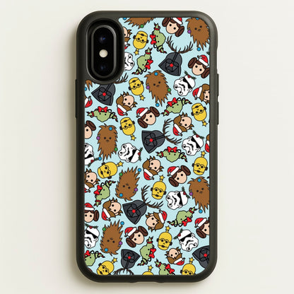 Star Wars Christmas Pattern  - Star Wars Phone Case for iPhone X / XS