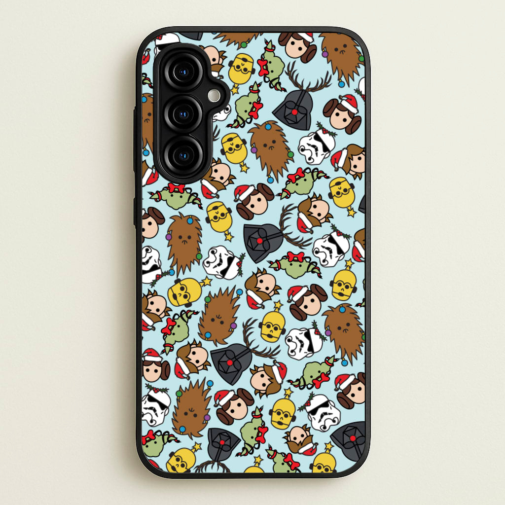 Star Wars Christmas Pattern  - Star Wars Phone Case for Galaxy A54