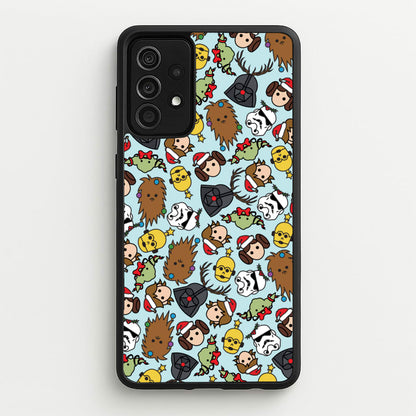 Star Wars Christmas Pattern  - Star Wars Phone Case for Galaxy A52 / A52s
