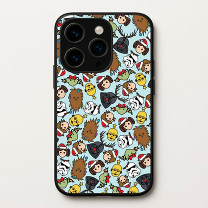 Star Wars Christmas Pattern  - Star Wars Phone Case for iPhone 15 Pro Max
