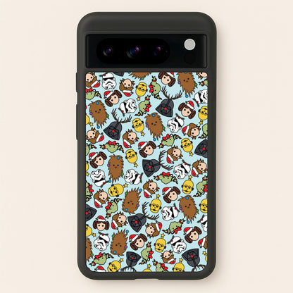 Star Wars Christmas Pattern  - Star Wars Phone Case for Google Pixel 8 Pro