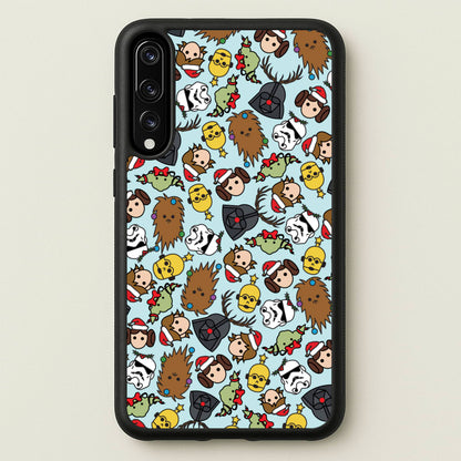 Star Wars Christmas Pattern  - Star Wars Phone Case for Huawei P20 Pro