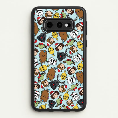Star Wars Christmas Pattern  - Star Wars Phone Case for Galaxy S10e