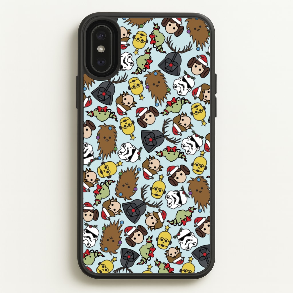 Star Wars Christmas Pattern  - Star Wars Phone Case for iPhone XS Max