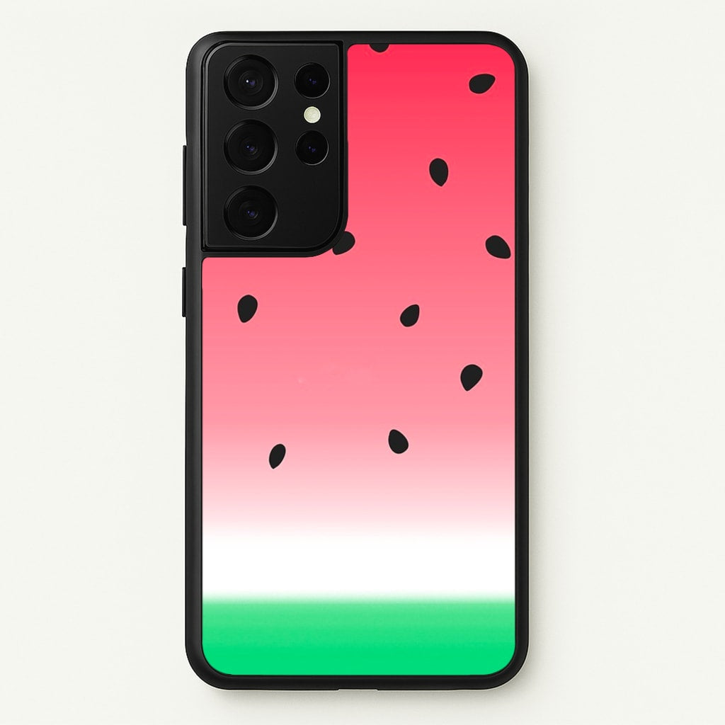 Watermelon Ombre  - Summer Phone Case for Galaxy S21 Ultra