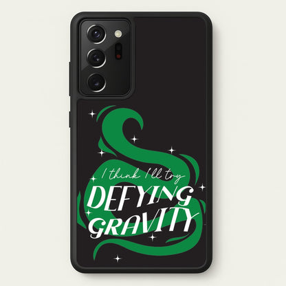 I Think I'll Try Defying Gravity  - Wicked Phone Case for Galaxy Note 20 Ultra