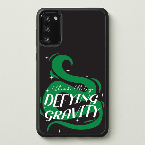 I Think I'll Try Defying Gravity  - Wicked Phone Case for Galaxy A41