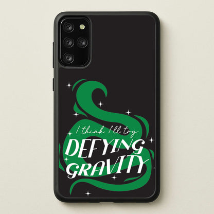 I Think I'll Try Defying Gravity  - Wicked Phone Case for Galaxy S20 Plus