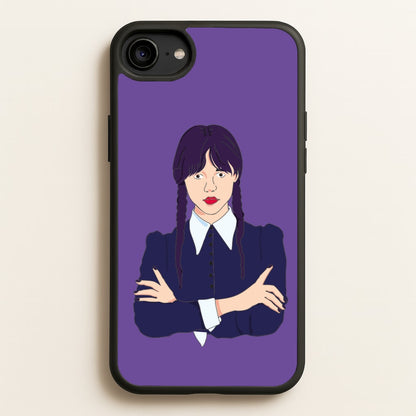 Wednesday Addams Wednesday  - Wednesday Phone Case for iPhone 6 / 7 / 8 / SE