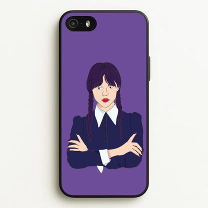 Wednesday Addams Wednesday  - Wednesday Phone Case for iPhone 5 / 5s / SE 2016