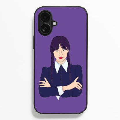 Wednesday Addams Wednesday  - Wednesday Phone Case for iPhone 16 Plus