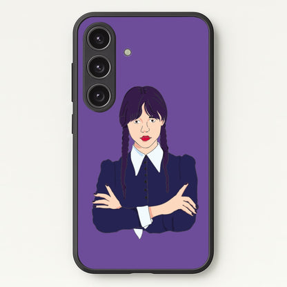 Wednesday Addams Wednesday  - Wednesday Phone Case for Galaxy S24
