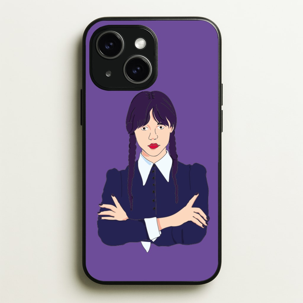 Wednesday Addams Wednesday  - Wednesday Phone Case for iPhone 14