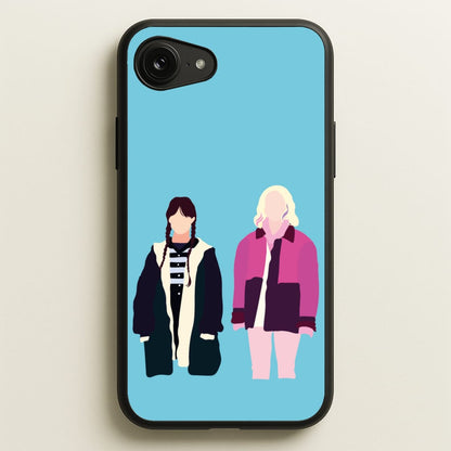 Sinclair And Wednesday  - Wednesday Phone Case for iPhone 16e