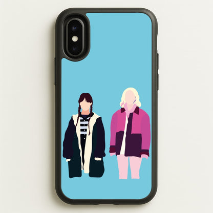 Sinclair And Wednesday  - Wednesday Phone Case for iPhone X / XS
