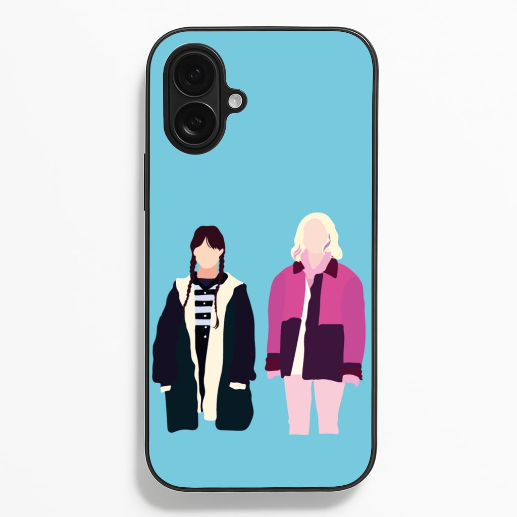 Sinclair And Wednesday  - Wednesday Phone Case for iPhone 16 Plus