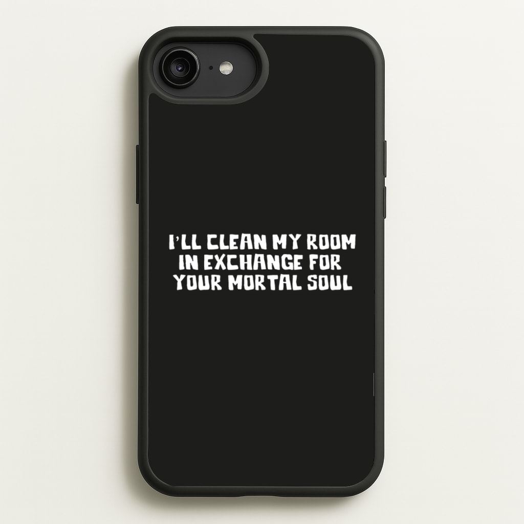 I'll Clean My Room In Exchange Wednesday  - Wednesday Phone Case for iPhone 6 Plus / 7 Plus / 8 Plus