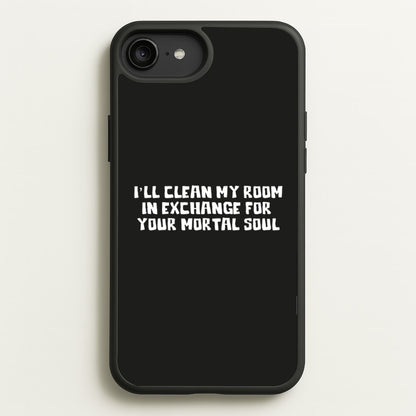 I'll Clean My Room In Exchange Wednesday  - Wednesday Phone Case for iPhone 6 Plus / 7 Plus / 8 Plus
