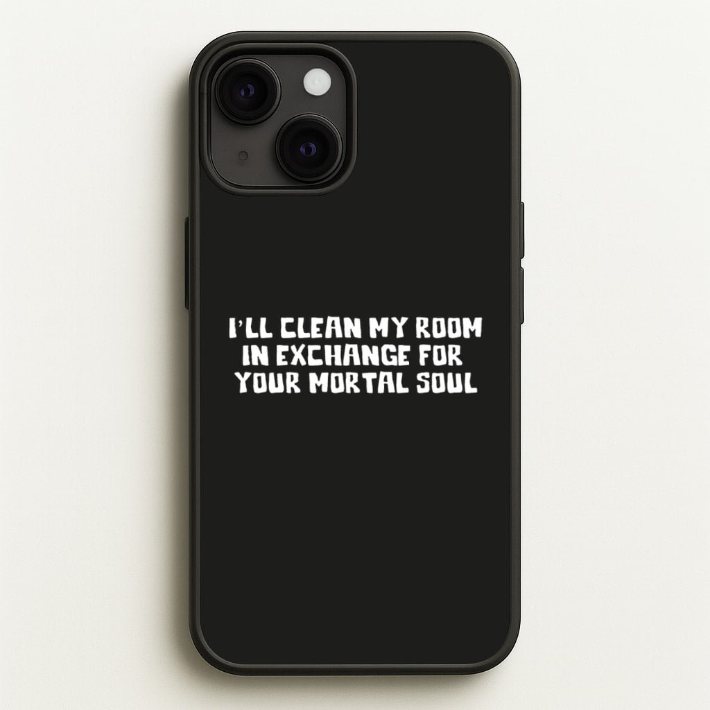 I'll Clean My Room In Exchange Wednesday  - Wednesday Phone Case for iPhone 13 Mini