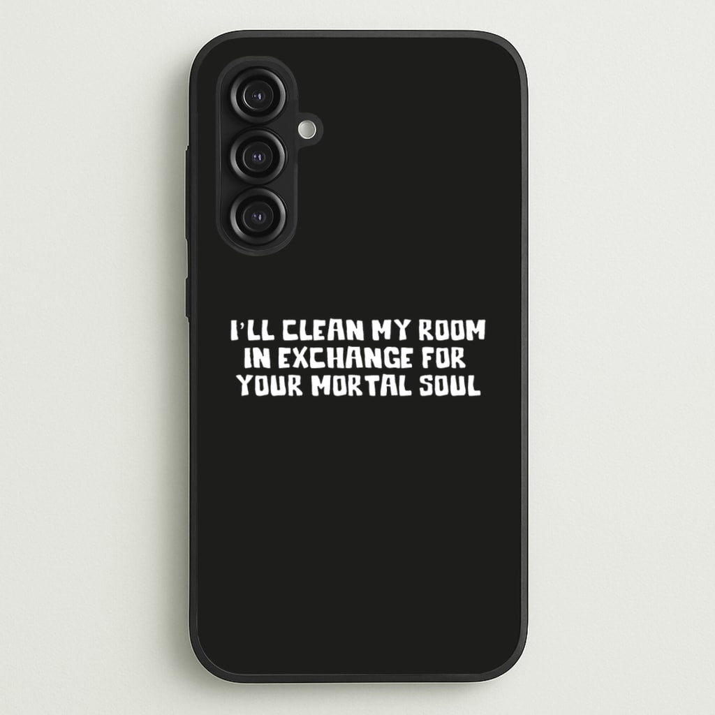 I'll Clean My Room In Exchange Wednesday  - Wednesday Phone Case for Galaxy S23FE
