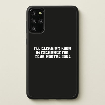 I'll Clean My Room In Exchange Wednesday  - Wednesday Phone Case for Galaxy S20 Plus