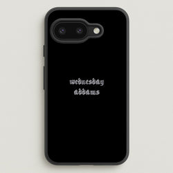 Wednesday Typogrophy  - Wednesday Phone Case for Google Pixel 9a