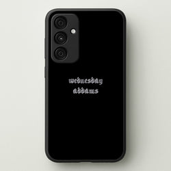 Wednesday Typogrophy  - Wednesday Phone Case for Galaxy A35