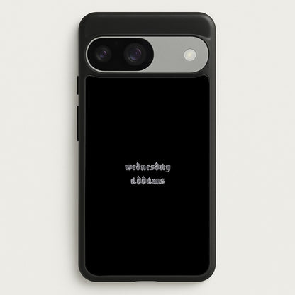 Wednesday Typogrophy  - Wednesday Phone Case for Google Pixel 9 / 9 Pro