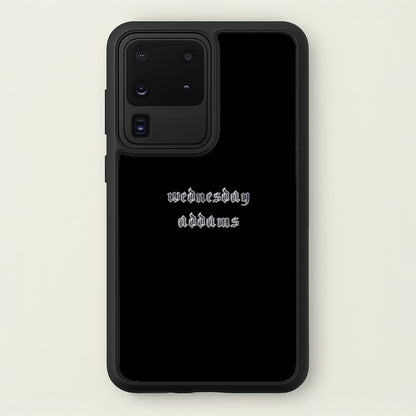 Wednesday Typogrophy  - Wednesday Phone Case for Galaxy S20 Ultra