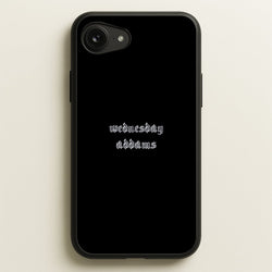 Wednesday Typogrophy  - Wednesday Phone Case for iPhone 16e