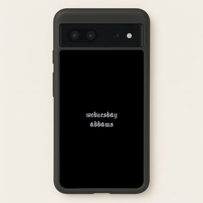 Wednesday Typogrophy  - Wednesday Phone Case for Google Pixel 7