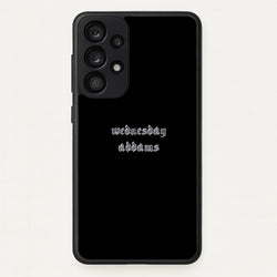Wednesday Typogrophy  - Wednesday Phone Case for Galaxy A53